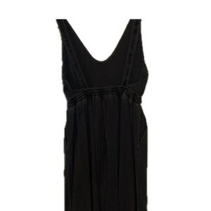 Black cotton jumpsuit by One Clothing LA